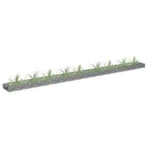 Galvanized Steel Gabion Raised Garden Bed Weather-Resistant Outdoor Planter