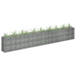 Galvanized Steel Gabion Raised Garden Bed Weather-Resistant Outdoor Planter