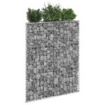 Galvanised Steel Garden Gabion Raised Bed Planter for Outdoor Plant Flower Edge