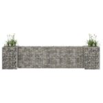 H-Shaped Gabion Planter Steel Wire 260x40x60 cm