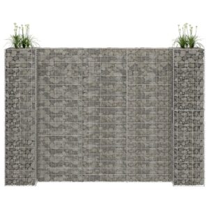 H-Shaped Gabion Planter Steel Wire 260x40x200 cm