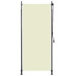 Outdoor Roller Blind 100x270 cm Cream