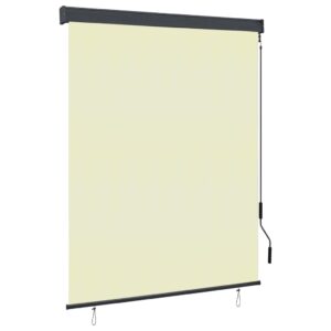 Outdoor Roller Blind 140x250 cm Cream