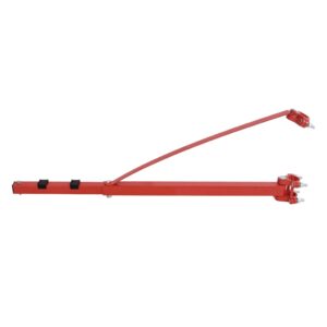 Heavy Duty Steel Hoist Frame Swivel Extendable Arm Lifting Equipment Red Garage