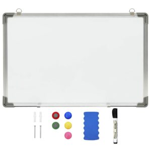 Magnetic Whiteboard Dry Erase Wall Mount Home Office Durable Easy Clean White