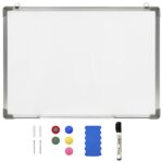 Magnetic Whiteboard Dry Erase Wall Mount Home Office Durable Easy Clean White