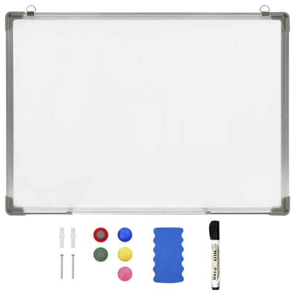 Magnetic Whiteboard Dry Erase Wall Mount Home Office Durable Easy Clean White