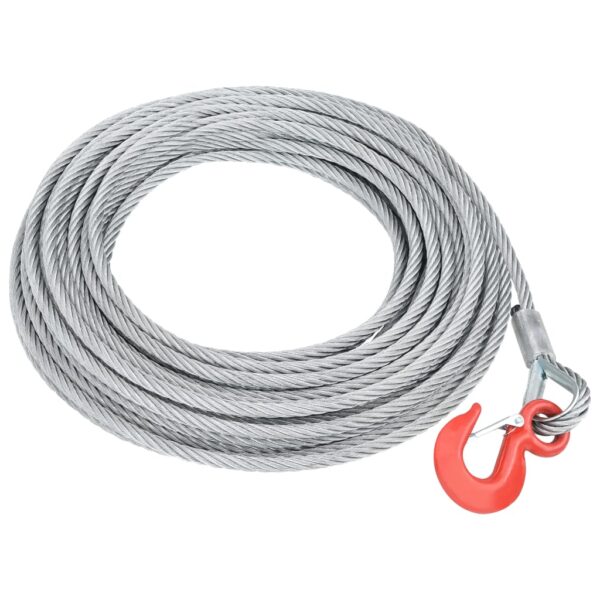 Heavy Duty Galvanized Steel Wire Rope Cable with Safety Sling Hook for Lifting