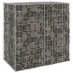 Galvanized Steel Gabion Wall Covers Landscape Retaining Mesh Cage Silver