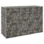 Galvanized Steel Gabion Wall Covers Landscape Retaining Cage Weather-Resistant