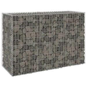 Galvanized Steel Gabion Wall Covers Landscape Retaining Cage Weather-Resistant