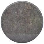 Round Black Marble Table Top Elegant Sturdy Easy Clean Home Furniture Decor