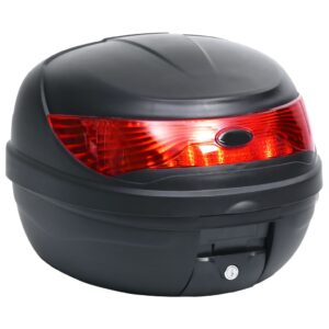 Motorcycle Top Case Single Helmet Storage Waterproof Quick Release Reflective