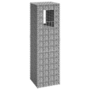 Gabion Basket Post 40x40x140 cm Iron