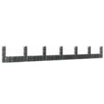 Iron Gabion Basket U-Shape Retaining Wall Outdoor Landscape Fence with Posts