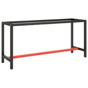 Heavy Duty Metal Work Bench Frame Powder-Coated Matte Finish with Pre-Drilled Holes