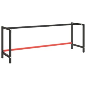 Heavy Duty Metal Workbench Frame Powder-Coated Matte Finish with Pre-Drilled Holes