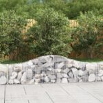 Galvanised Iron Arched Gabion Basket Soundproof Garden Barrier Decorative Wall