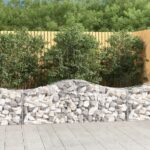 Galvanized Iron Arched Gabion Basket Soundproof Garden Barrier Decorative Wall