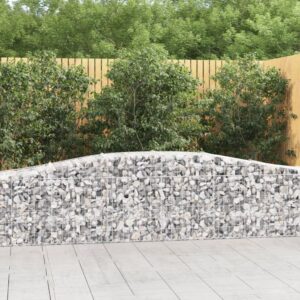 Galvanized Iron Arched Gabion Basket Soundproof Garden Barrier Decorative Wall