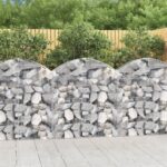 Galvanized Iron Arched Gabion Basket Soundproof Garden Barrier Decorative Wall