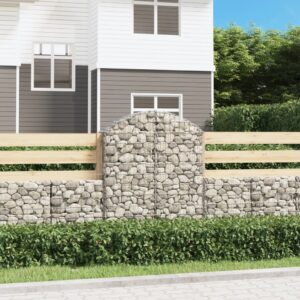 Galvanized Iron Arched Gabion Basket Soundproof Garden Barrier Decorative Wall