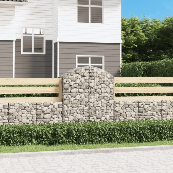 Galvanized Iron Arched Gabion Basket Soundproof Garden Barrier Decorative Wall