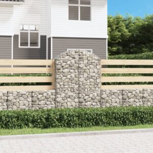 Galvanized Iron Arched Gabion Basket Soundproof Garden Barrier Decorative Wall