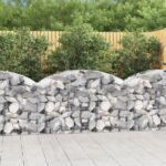 Galvanized Iron Arched Gabion Basket Soundproof Garden Barrier Decorative Wall