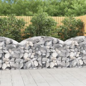 Galvanized Iron Arched Gabion Basket Soundproof Garden Barrier Decorative Wall