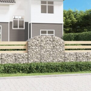 Galvanized Iron Arched Gabion Basket Soundproof Garden Barrier Decorative Wall