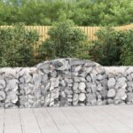 Galvanized Iron Arched Gabion Basket Soundproof Garden Barrier Decorative Wall