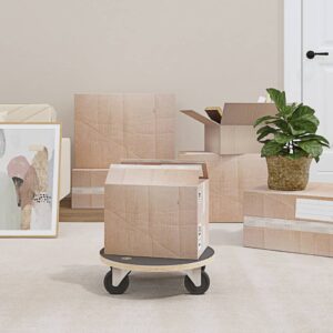 Set of Two Heavy Duty Furniture Moving Dollies with Anti-Slip Surface