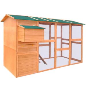 Chicken Coop Wood 295x163x170 cm