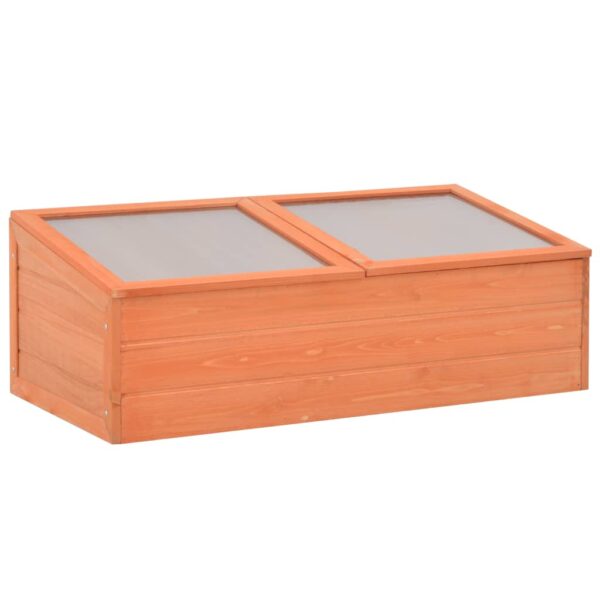 Wooden Garden Greenhouse Cold Frame Plant Protection Outdoor Gardening Box