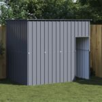 Dog House with Roof Anthracite 214x153x181 cm Galvanised Steel