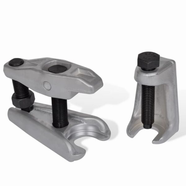 Auto Ball Joint Separator Kit Carbon Steel Two Piece Set Track Rod End Puller