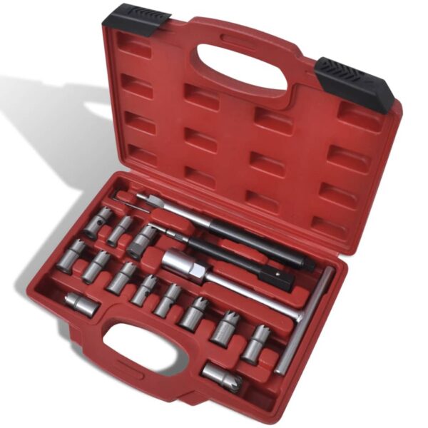 Injector Seat Cutter Set Common Rail Engine Repair Tool Kit Carry Case