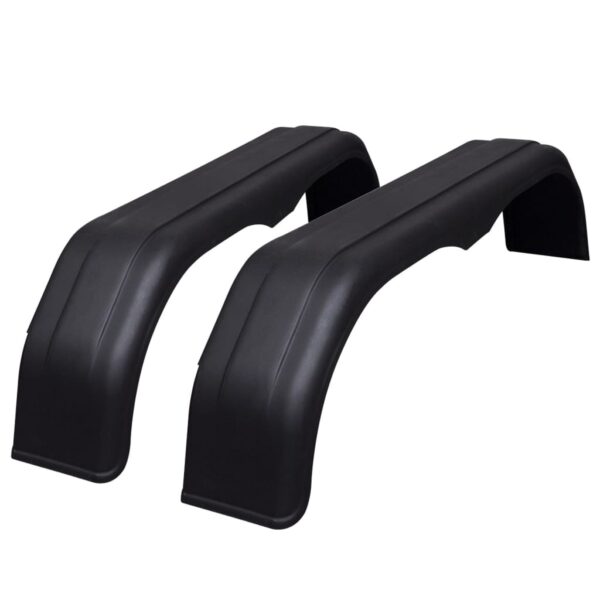 Tandem Mudguards for Trailer Wheels 2 pcs 240 x 1650 mm