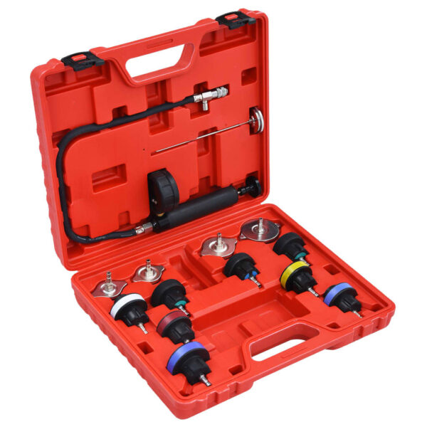 Universal Cooling System Leak Tester Kit Automotive Radiator Pressure Check Set