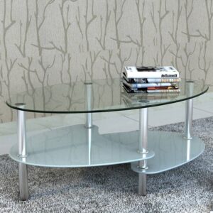 Elegant White Coffee Table Exclusive Three-Layer Design Spacious Modern Chic