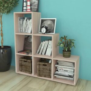 Staircase Bookcase/Display Shelf 107 cm Oak