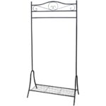 Clothing Rack Black Steel