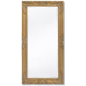 Wall Mirror Baroque  100x50 cm Gold