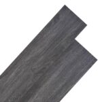 High-Quality PVC Flooring Planks Black White Waterproof Durable Easy Install