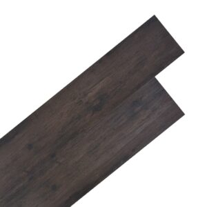 Luxury Oak Dark Grey PVC Flooring Planks Waterproof Durable Easy Install Vinyl