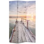 Folding Room Divider 120x170 cm Lake