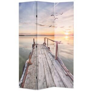 Folding Room Divider 120x170 cm Lake