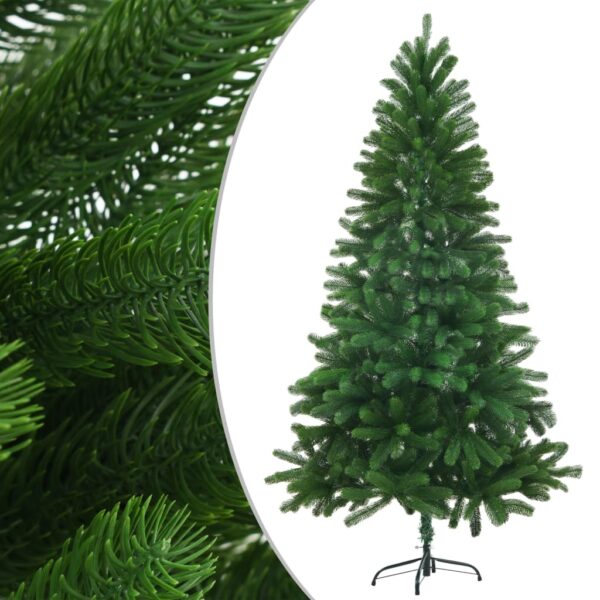 Lifelike Green Faux Christmas Tree Durable PE Needles Indoor Outdoor Decor Easy Setup