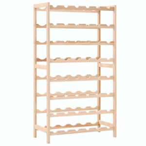 Rustic Cedar Wood Wine Rack Storage Organizer Multi-Tier Bottle Holder Display